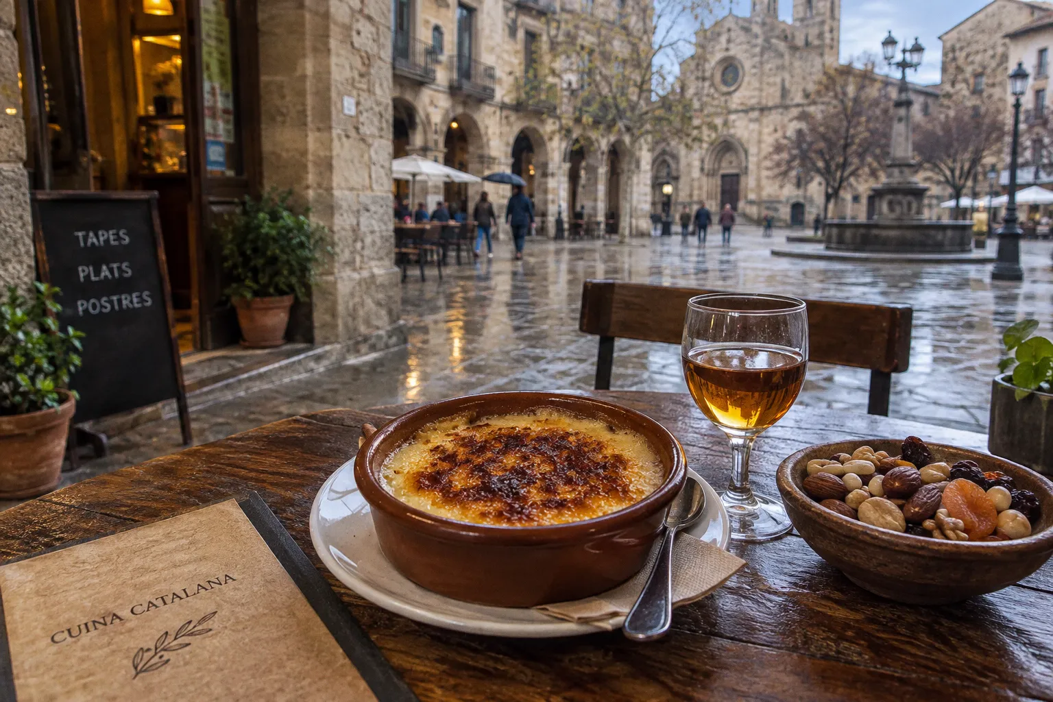 Crema catalana o postre de músico: dos finales para una comida