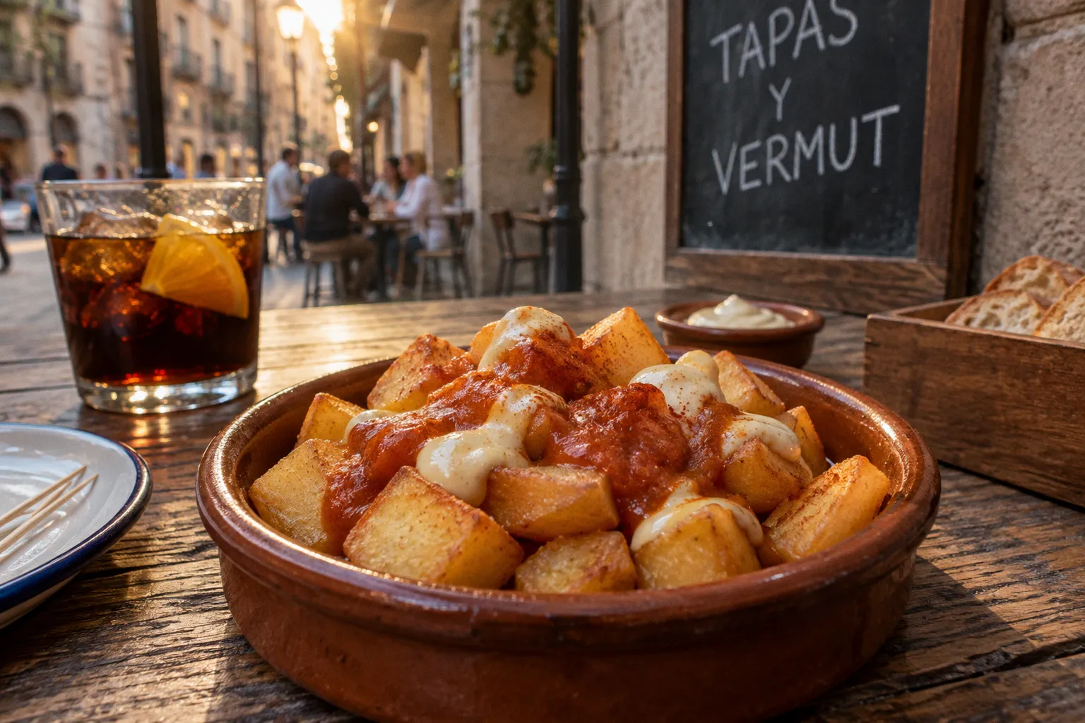 Patatas bravas: la salsa auténtica frente a la versión comercial