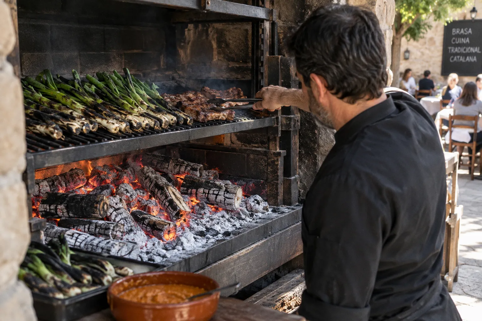 Preparación de brasas: el control del fuego para una carne perfecta